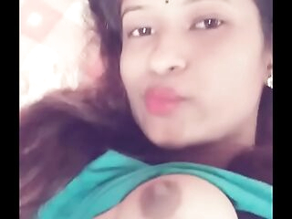 Desi girl showing orbs selfie